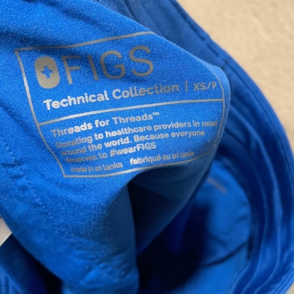 Figs women's kade cargo scrubs pants black size XS/P - Picture 7 of 7